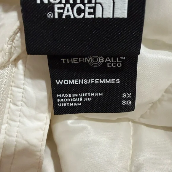 The North Face Women's Gardenia White Slim Fit Jacket SZ 3X - Picture 7 of 7